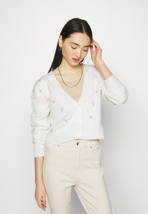 ONLANNIE CARDIGAN - Cardigan - pumice stone melange