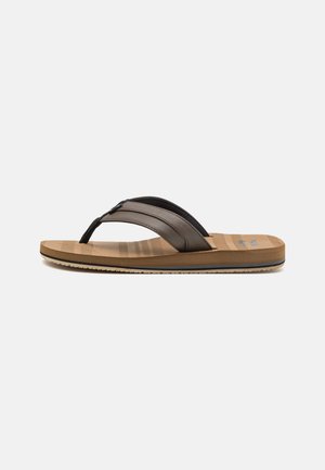 ALL DAY IMPACT  - T-bar sandals - chestnut
