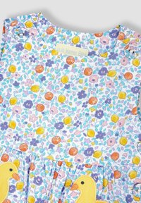 JoJo Maman Bébé STRAWBERRY APPLIQUE POCKET DITSY FLORAL REGULAR FIT - Kombinezons - lilac purple duck
