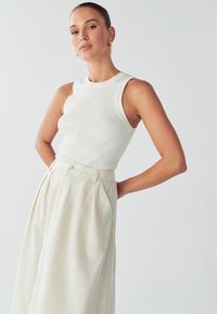 WILLA MIMIE MIDI - Plisovaná sukně - natural