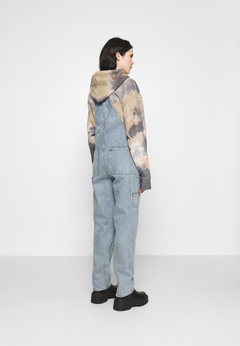 Damen Kleider | Monki Latzhose blue medium dusty/blau - YW22555 Damen Kleider | Monki Latzhose blue medium dusty/blau - YW22555
