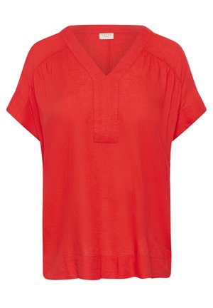 Kaffe Curve, KCMILLE WING SLEEVELESS - Blusa - poppy red