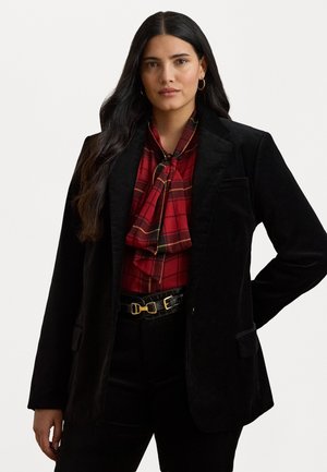 STRETCH - Blazer - black velvet