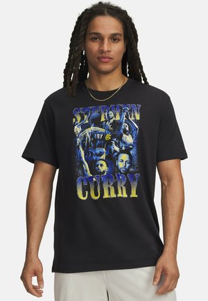 SHORT-SLEEVE GRAPH CURRY MOMENTS  - T-shirt print - black