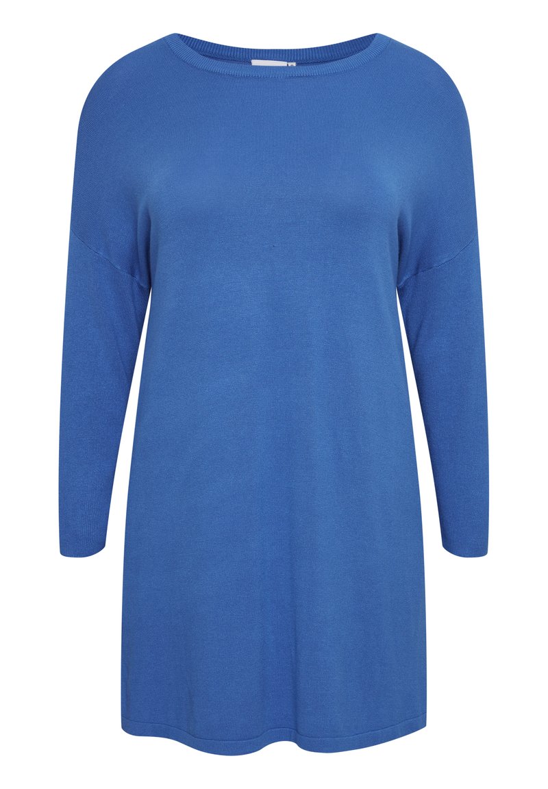 Fransa Gebreide jurk blauw