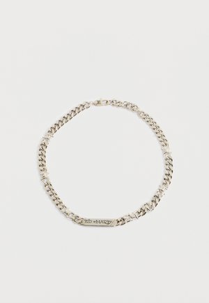 BARBED LOGO CHUNKY CHAIN - Náhrdelník - silver-coloured