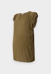 OLMCHIARA V NECK - T-shirt imprimé - kalamata