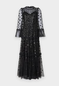 GLISTEN TIERED GOWN - Galajurk - graphite