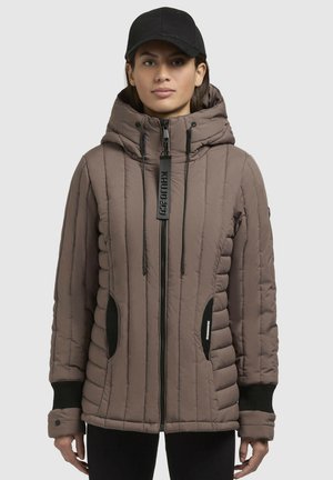 khujo TWEETY NEO - Winter jacket - taupe dunkel