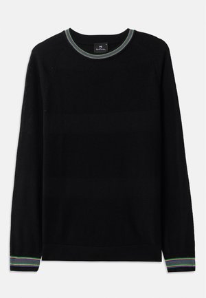 PS Paul Smith SWEATER CREW NECK - Strikkegenser - black