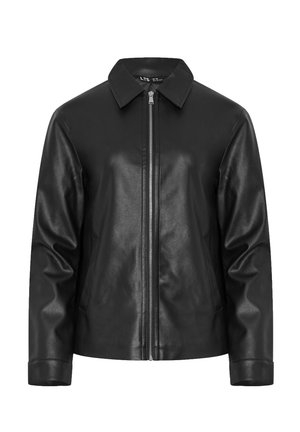 Long Tall Sally, TALL JACKETS - Imitatieleren jas - black