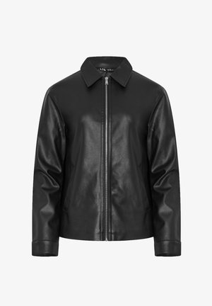 Long Tall Sally, TALL JACKETS - Imitatieleren jas - black