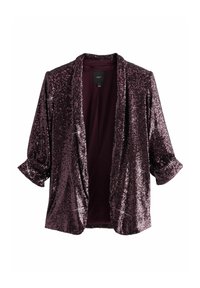 Next SEQUIN TALL - REGULAR FIT - Blazer - burgundy red