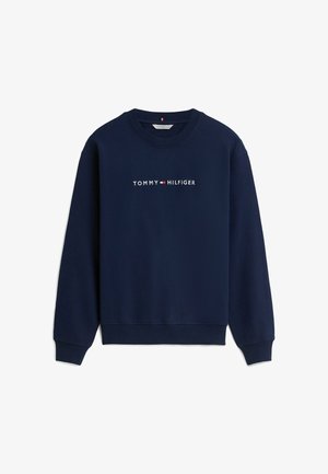 Tommy Hilfiger, TOMMY HILFIGER ESSENTIAL TERRY RELAXED LOUNGE SWEATSHIRT - Pyjamashirt - dark blue