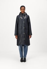 Barbour - BETH SHOWERPROOF JACKET - Waterproof jacket - dark navy/light sand/military brown Thumbnail Image 1