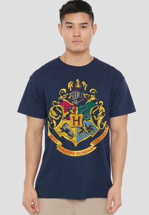 Cotton Soul, HARRY POTTER HOGWARTS CREST - T-Shirt print - dark blue