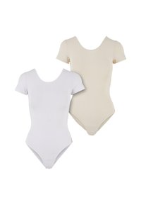 STRETCH 2-PACK - Basic póló - white whitesand