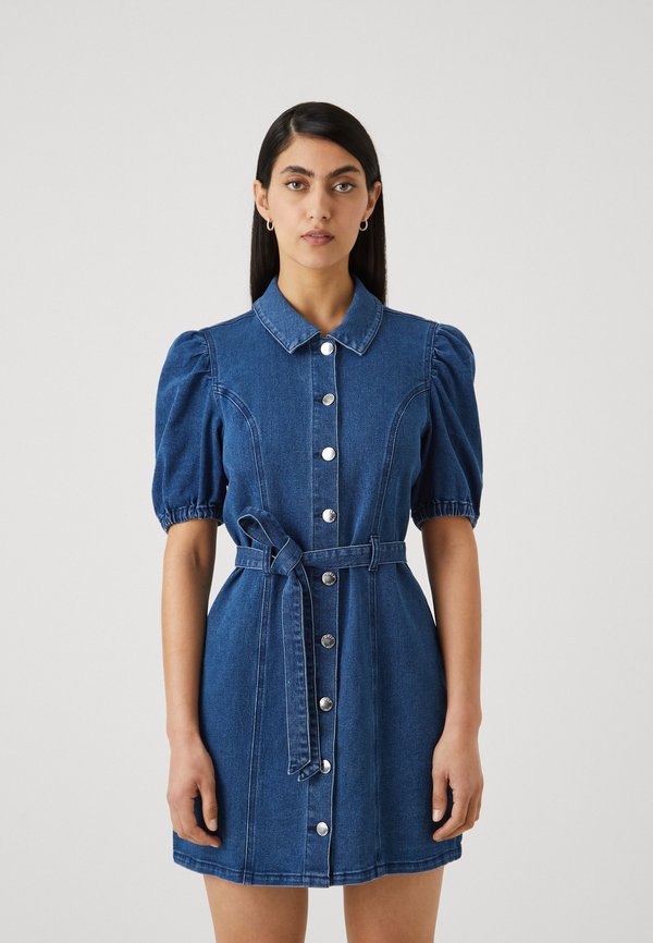 ONLVIBBE BELT DRESS  - Jeanskleid