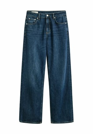 GANT, GANT RELAXED JEANS - Jeans baggy - dark blue worn in