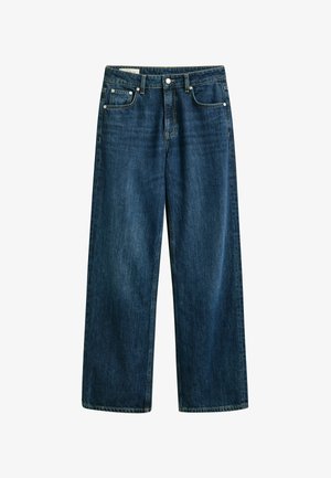 GANT, GANT RELAXED JEANS - Jeans baggy - dark blue worn in