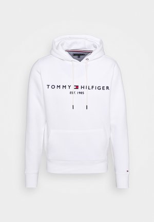 Tommy Hilfiger LOGO HOODY - Kapuzenpullover - white