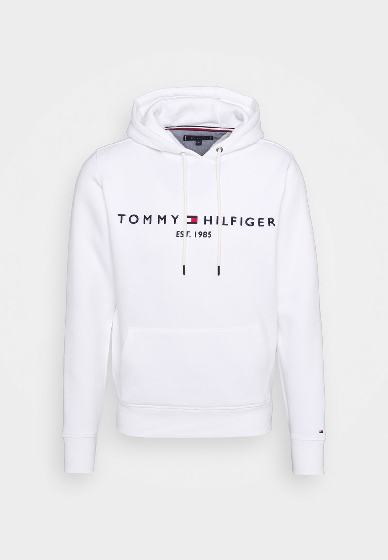 Tommy Hilfiger LOGO HOODY - Hoodie - white - Zalando.co.uk