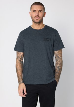 T-shirt imprimé - blau