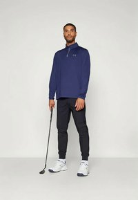 Under Armour MATCH PLAY - Ilgarankovis viršutinės dalies drabužis - midnight navy/pitch gray