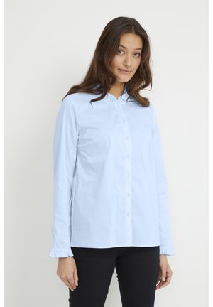 CUANTOINETT - Button-down blouse - cashmere blue