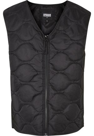 Urban Classics HERREN ZIPPED GILET - Vest - black