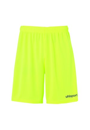 CENTER  - Shorts - fluo gelb schwarz