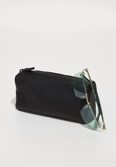 GCDS UNISEX - Zonnebril - gold-coloured /green