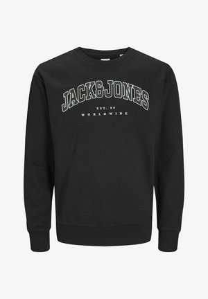 MIT RUNDHALS LOGO - Športni pulover - black