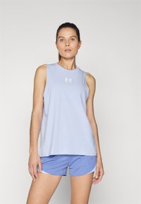 Under Armour RIVAL MUSCLE TANK - Top - celeste/white
