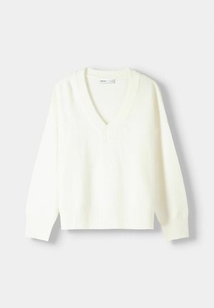 Bershka V-NECK - Jumper - multi coloured
