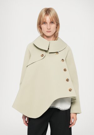 GABERDINE SHORT FLARED - Kišni ogrtač - light khaki