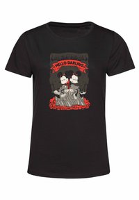Disney MICKEY & FRIENDS MICKEY HELLO DARLING - T-shirts print - black