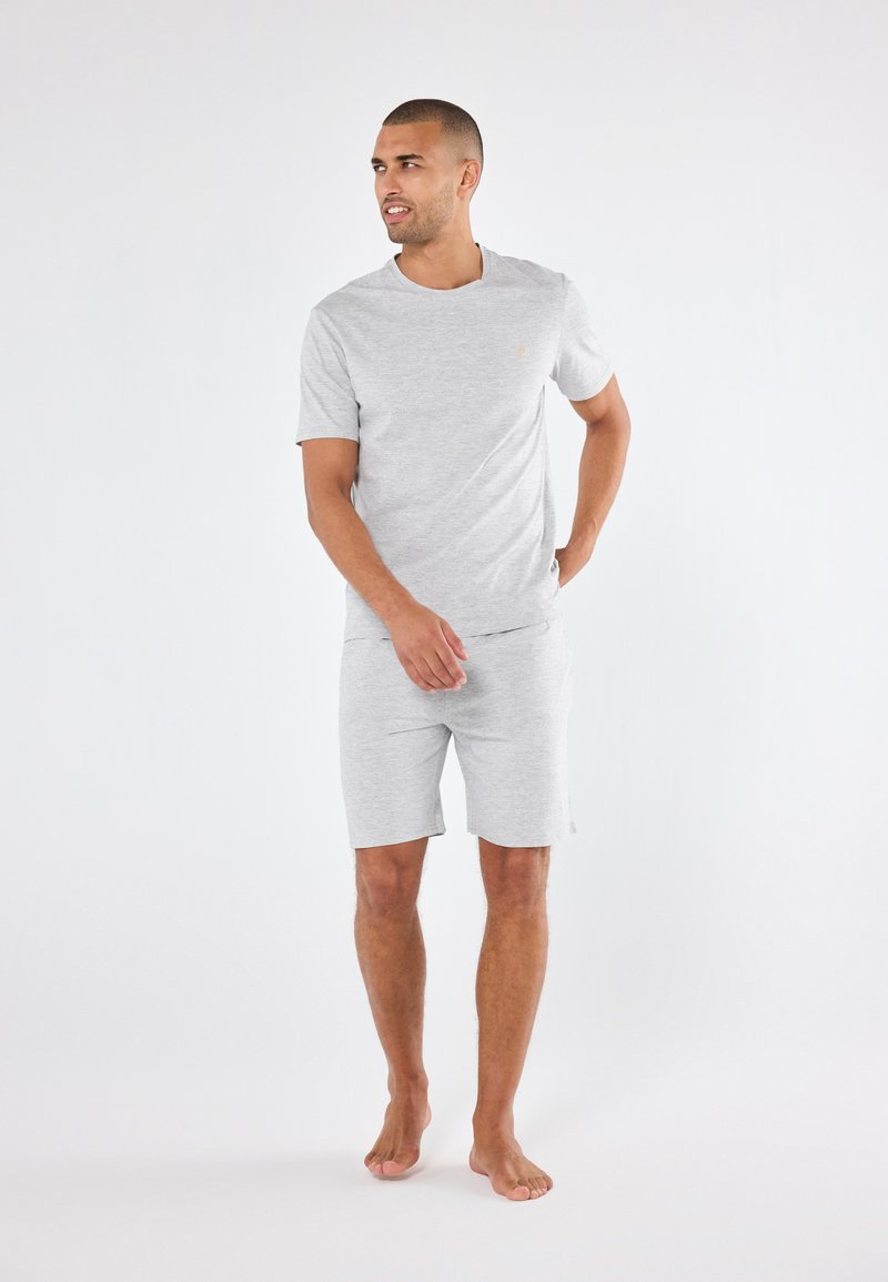 Pier One 2 PACK SET - Pyjama - light grey/black