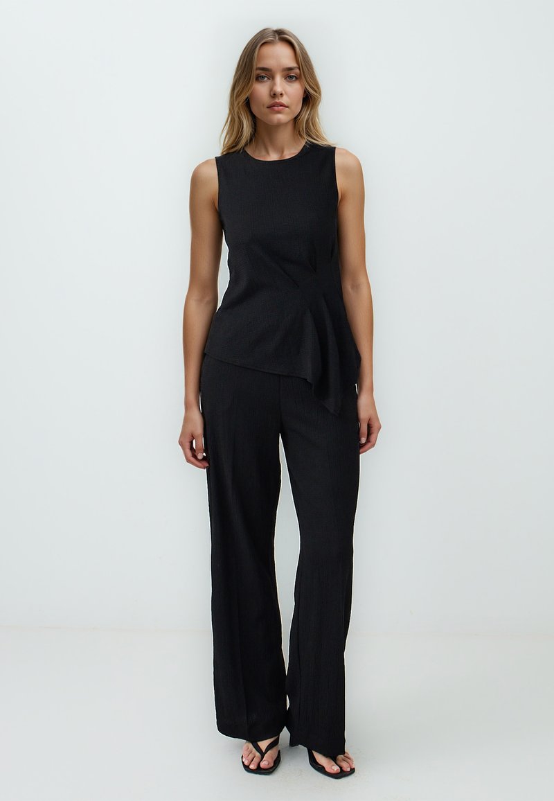 Jimmy Key Stoffhose - black