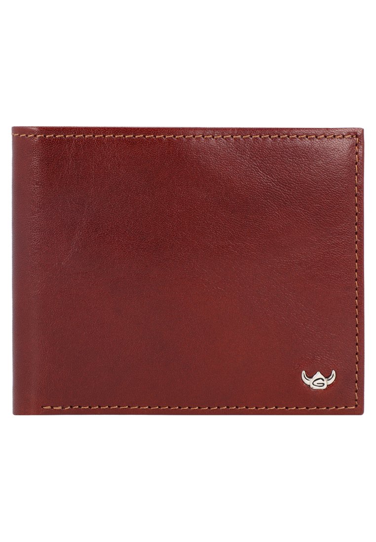 Estuche Para Llaves Golden Head Colorado Classic - Cuero De Vaca Bordeaux, Con 6 Llaveros Y Compartimento Para Monedas