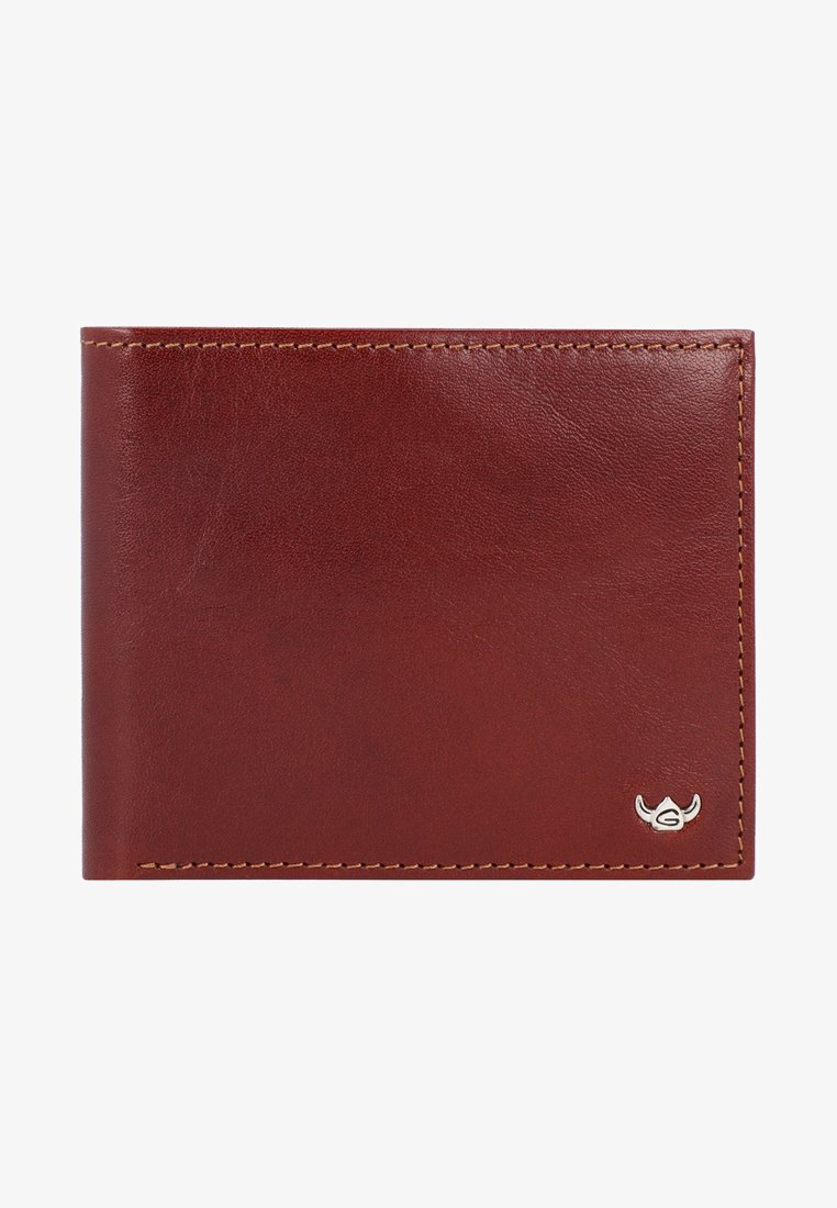 Estuche Para Llaves Golden Head Colorado Classic - Cuero De Vaca Bordeaux, Con 6 Llaveros Y Compartimento Para Monedas