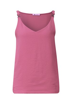 Street One, TOP WITH A V-NECK AND DECORATIVE DETAIL - Top - blush berry
