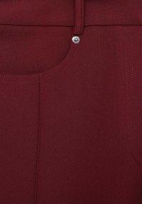Reiss HEATHER PALAZZO - Kalhoty - dark red