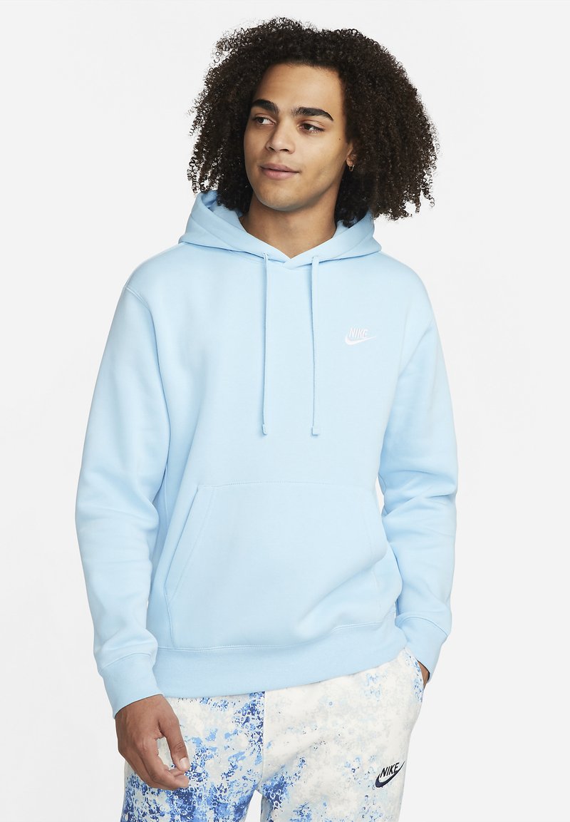 Nike Sportswear SPORTSWEAR CLUB FLEECE - Camisola - blue chill/blue chill/(lt crimson)