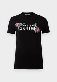 Nyomott mintás póló - black