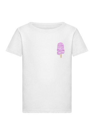 T-shirt print - white