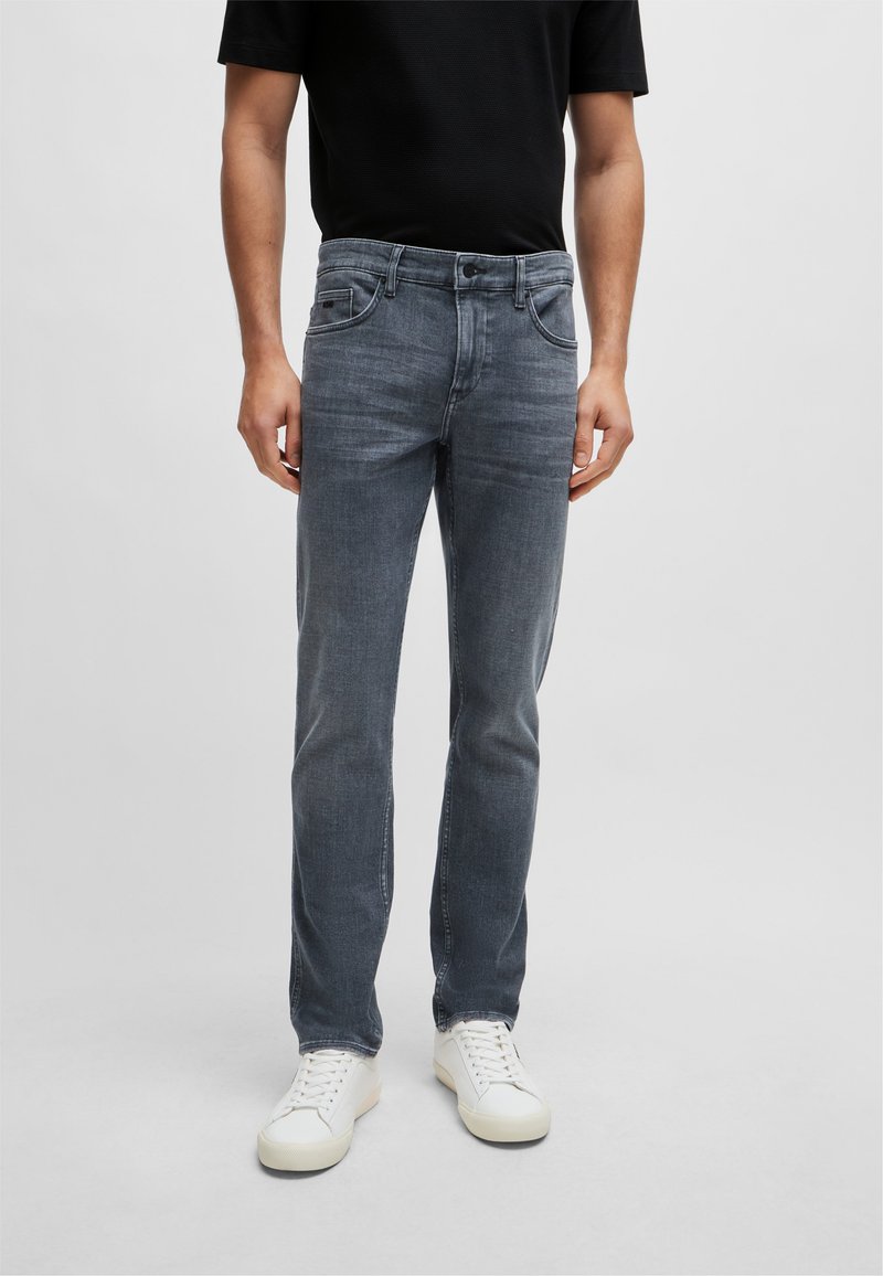 BOSS - Slim fit jeans - grey, Vergroten