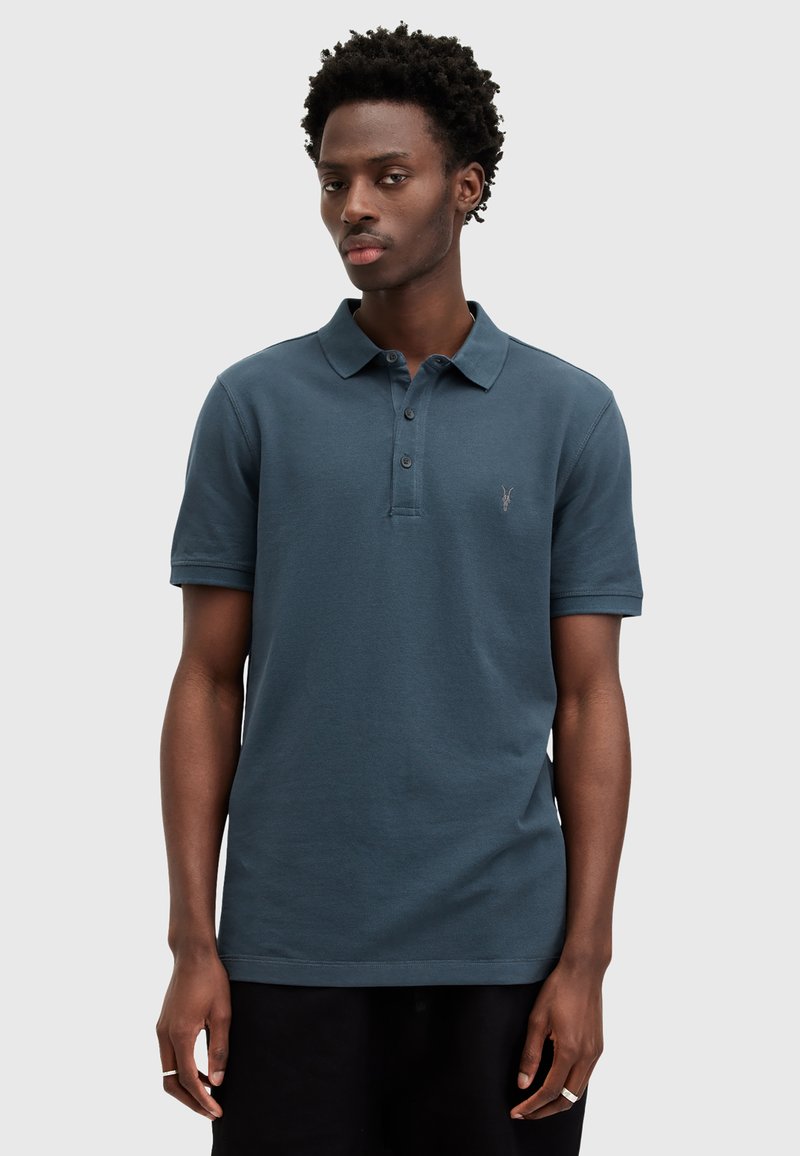 AllSaints REFORM SS - Polo - workers blue