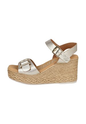 Oh! My Sandals Sandalias con plataforma - champan