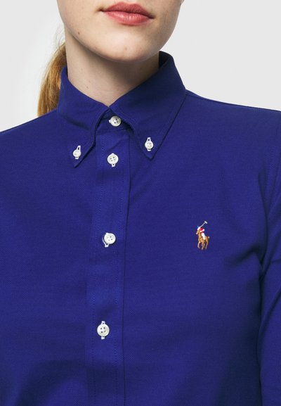 Polo Ralph Lauren HEIDI LONG SLEEVE - Blusa com botões - sporting royal